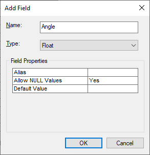 Adding a field in ArcMap
