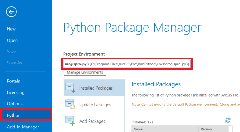 Python path location
