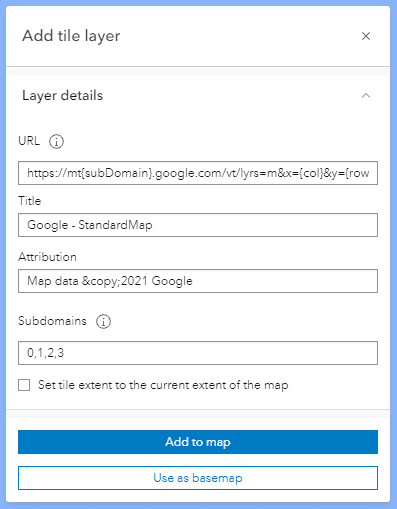 How to Add Google Map / Imagery / Hybrid Layer to an ArcGIS Online ...