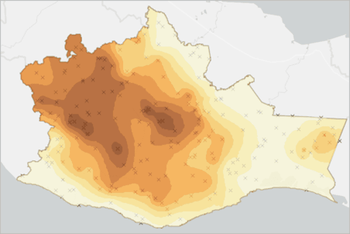 How to Interpolate Values in ArcGIS Online