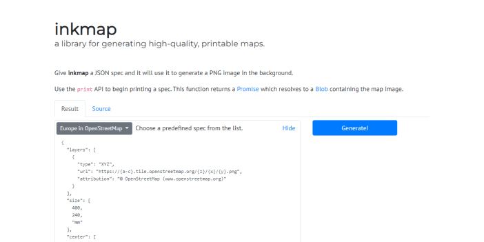 How to Print Maps in the Browser With inkmap