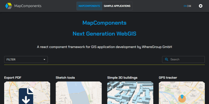 MapComponents: A React Component Framework
