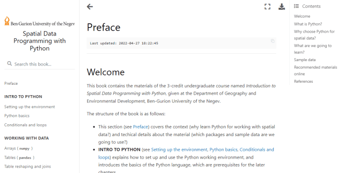 Free Course: Introduction to Spatial Data Programming With Python