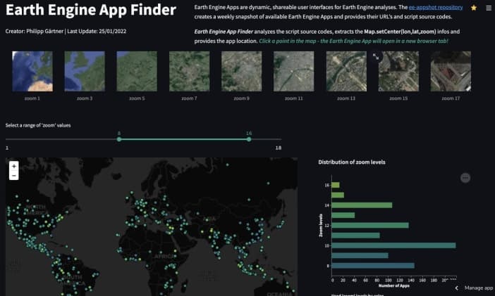 Earth Engine App Finder