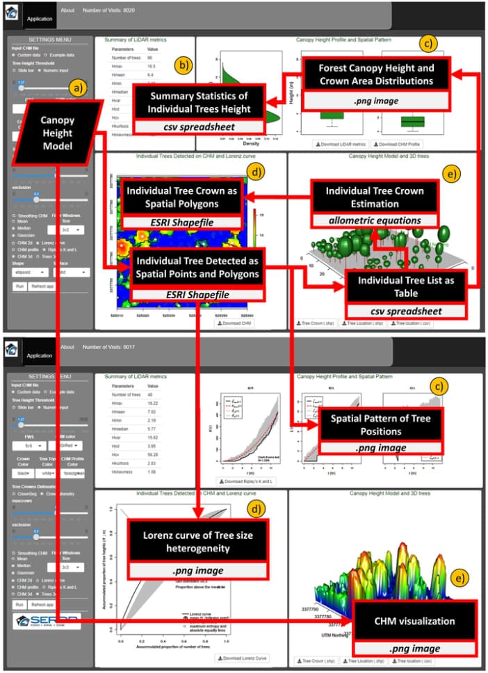 Treetop: An Application and R Package for Extracting Forest Information From LiDAR Data
