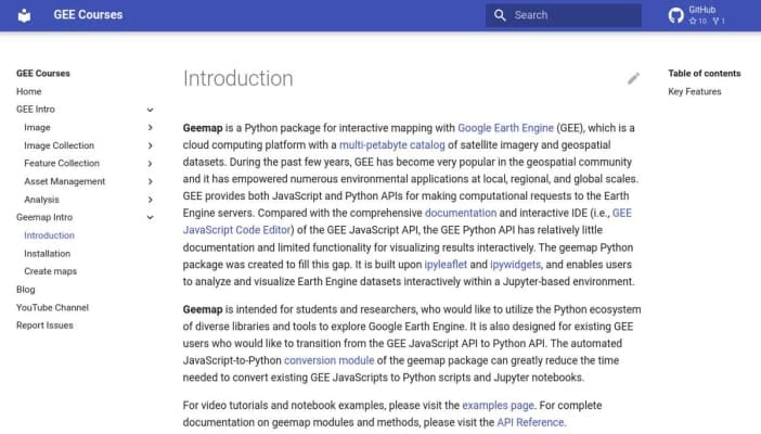 GEE-Courses: A Collection of Jupyter Notebooks for Google Earth Engine Courses