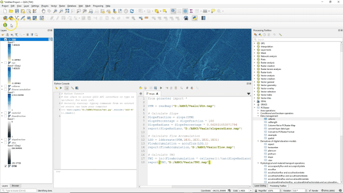 Video Tutorials: PCRaster Tools in QGIS