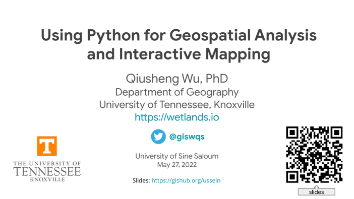 Video: Using Python for Geospatial Analysis and Interactive Mapping