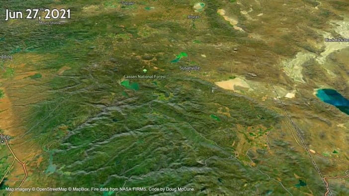 Example of Creating an Animated Wildfire Progression Map Video