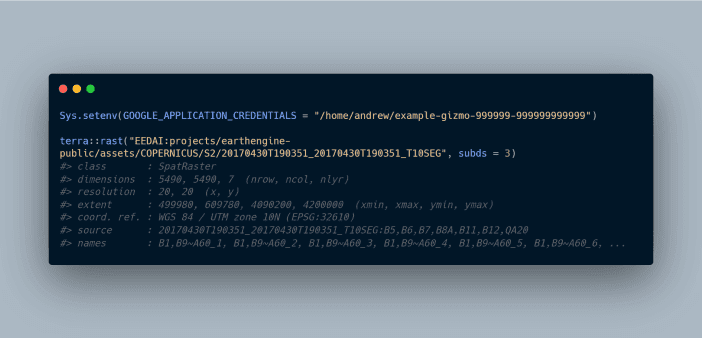How to Use the terra R Package to View, Download and Analyze Google Earth Engine Images