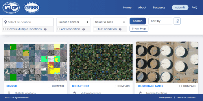 Catalog of Freely Available Earth Observation Reference Benchmark Datasets
