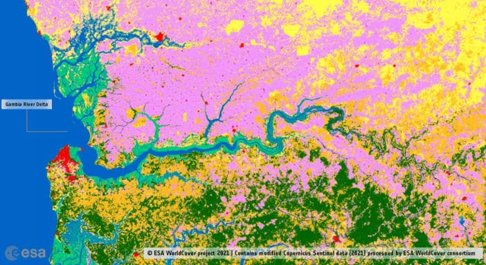 ESA WorldCover 2021: Global Land Cover Product at 10 Meters