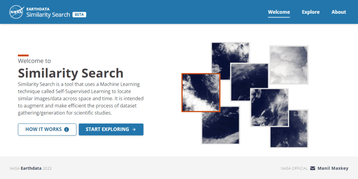 NASA EarthData Similarity Search