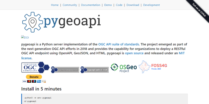 How to Get Started With pygeoapi
